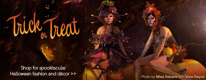 An example of the use to which images submitted in the 2015 Halloween photo call might be put (image courtesy of Linden Lab)