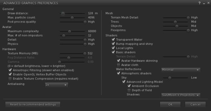 They updated Advanced Graphics floater in the September 10th Quick Graphics project viewer, version 3.8.4.304916