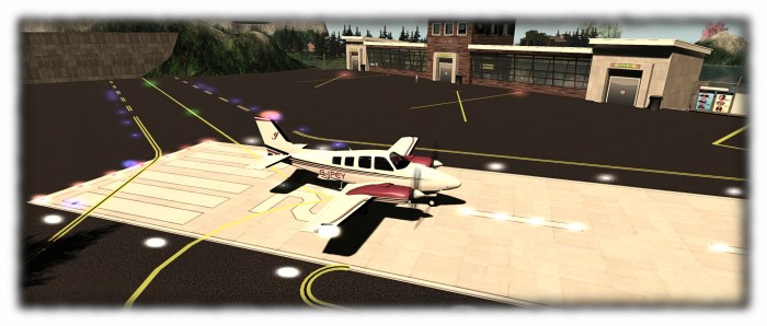 No. 1 on the runway at Juneau, about to start rolling ...