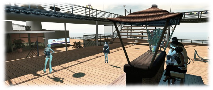 Given this was the first time a crowd had been aboard the Galaxy since the commencement of her refit, Vick and I undertook took it upon ourselves, and purely in the interests of our fellow passengers' safety - to test the poolside bar