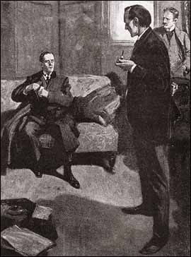 The Valley of Fear, The Strand Magazine, 1915. Illustration by Frank Wiles