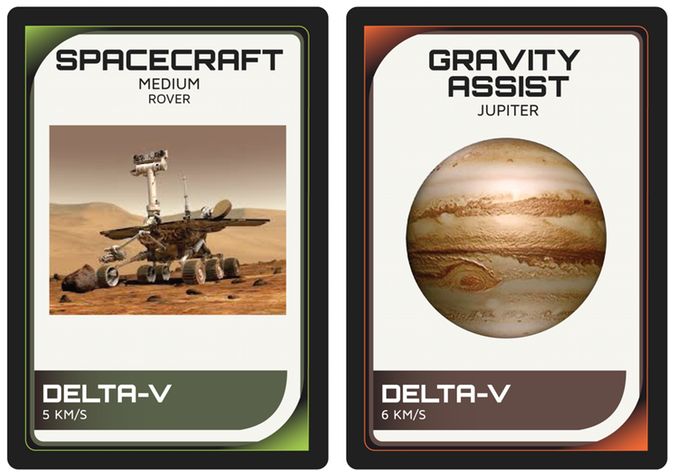 Samples of the Xtronaut game play card