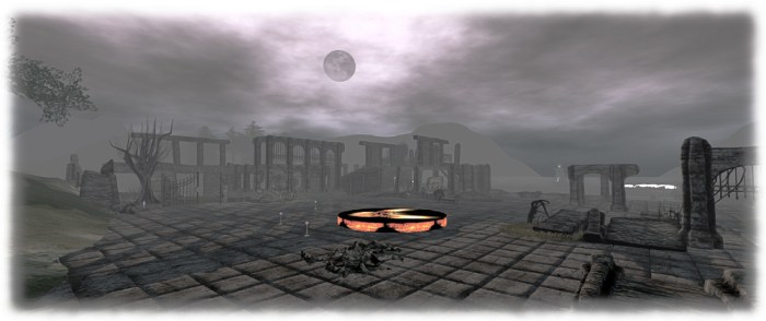 The Firestorm Halloween Party stage area