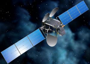 An artist's impression of Intelsat 7, one of two private sector communications satellites subjected to scrutiny by an uncrewed Russian space vehicle (image: SSL, prime contractors for the Intelsat 7 vehicle)