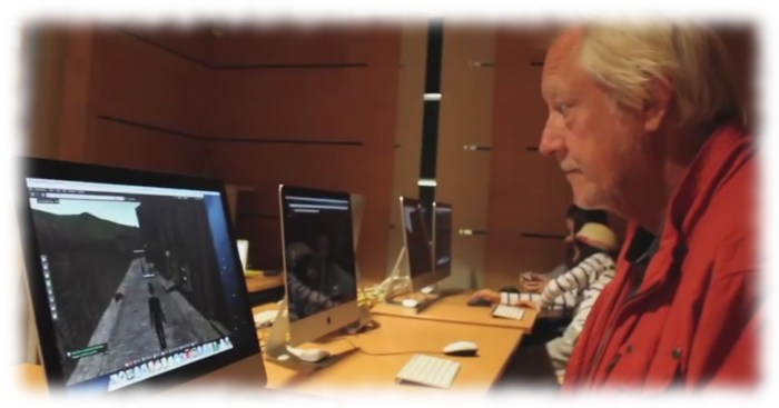 Visitors at the City Musueum, Luxembourg can use 10 PCs and 2 Oculus Rift headsets to enter Virtual Pfaffenthal using pre-set (and logged-in) avatars to explore and learn about Luxembourg in the 1860s