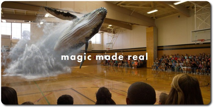 Magic Lap's website splash screen (no pun intended)