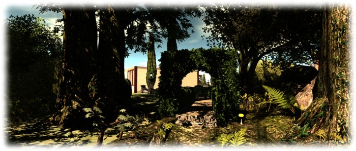 The Garden at Holly Kai Park: link path from park to Garden