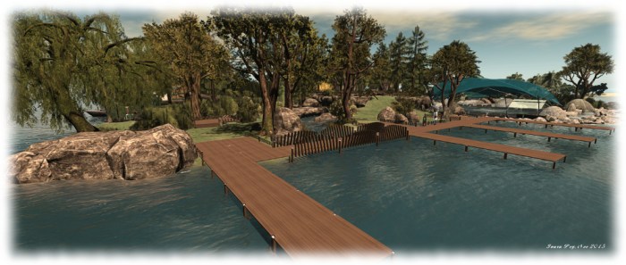 The moorings on both the east and west sides of the park have been revised to offer more room for boats