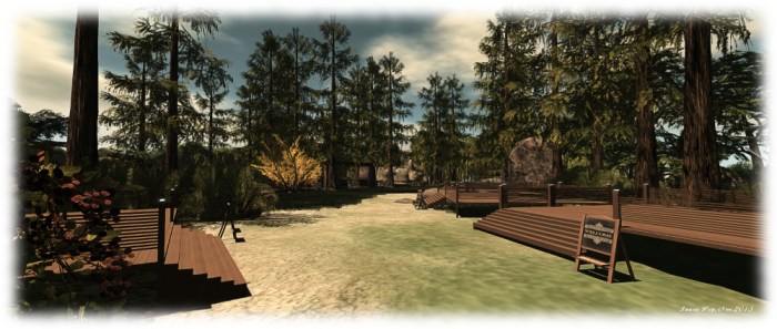 Some of the new deck spaces where artists can more readily display their work, complete with easels for showing their photo / giving their bio