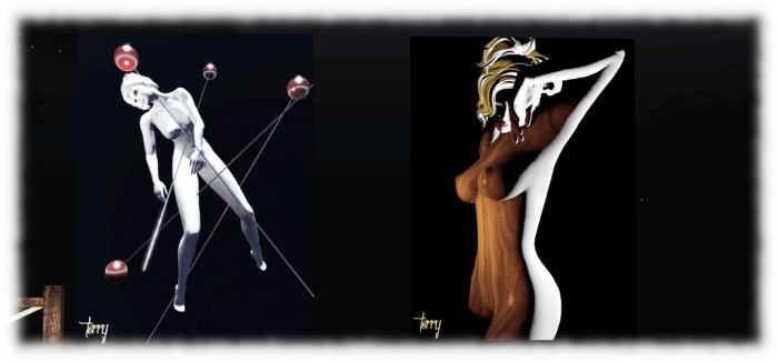 Art on Roofs - Ceramic Dolls