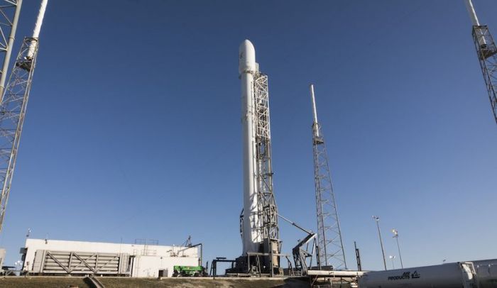 The Falcon 9 will launch 11 communications satellites for Obitcomm