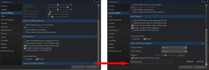 The Sound and Media tab includes a sub-tab expansion option - a sign that expansion capabilities are to be added to the Preferences tab