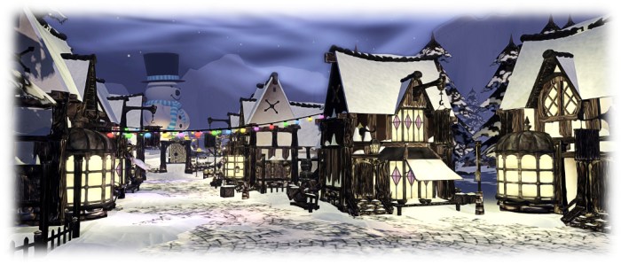 Winter Wonderland village - Linden and Mole meet-up?