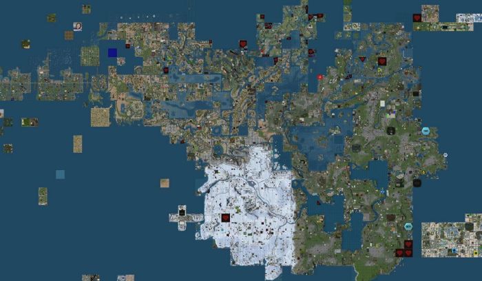 one can debate whether or not the SL map gives a sense of "community"; one can even argue how frequently some may use the map. However, one thing the map does give is a sense of place in the world 