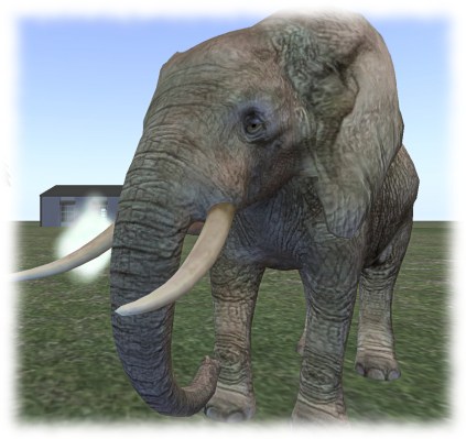 Medhue Simoni's Bento elephant is now available - requires a Bento viewer to use / render correctly