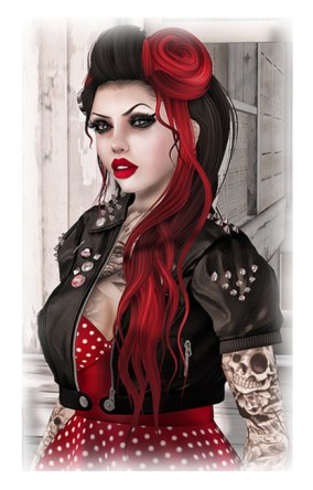 One of Xiola's many looks 