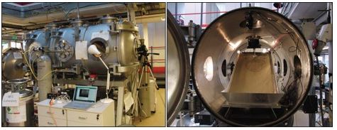 The Mars Chamber at the Open University, UK, where the experiments were carried out