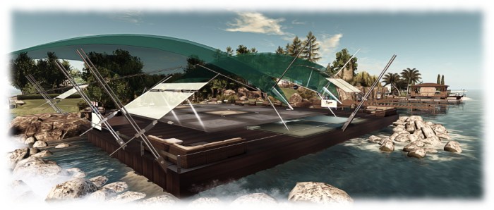 Holly Kai Park: the Pavillion has moved to the south-east corner of the region