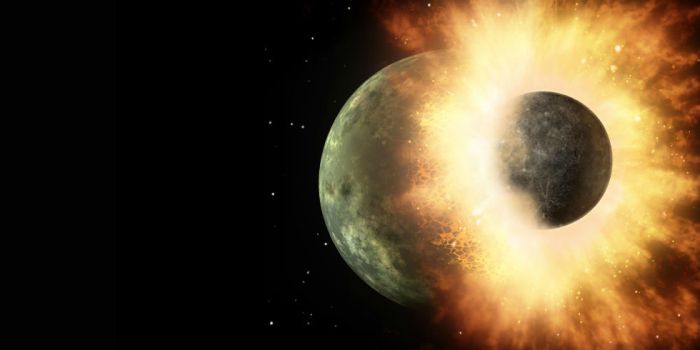 A joint Belgian-French-Japanese study has provided the strongest evidence yet for the Martian moons being the result of a massive collision between the planet and other object very early in the solar system's history