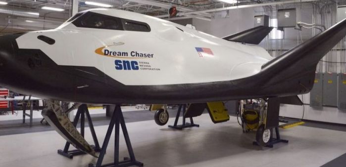 The Dream Chaser test article has now been modified for testing the Cargo variant of the vehicle. Credit: Sierra Nevada Corporation