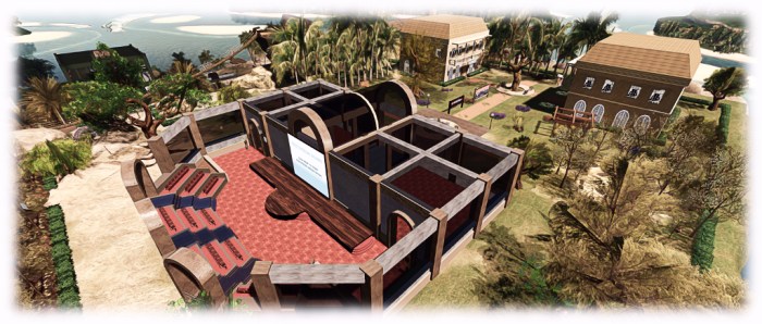 Halping Haven Gateway: the auditorium and classroom area