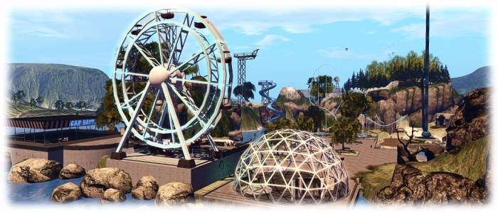 Sergio runs Delacruz Technologies, where he builds a range of items, such as his familiar Ferris wheel and bumper cars, and where he hosts Susan's Diary