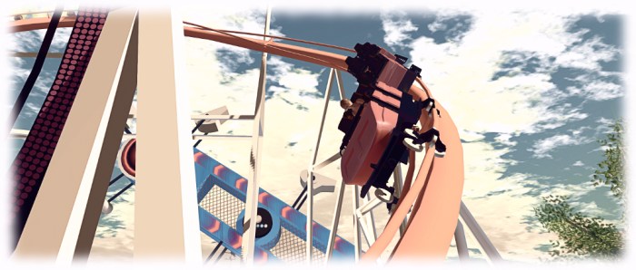 The Unknown Theme Park - roaring around the roller coaster