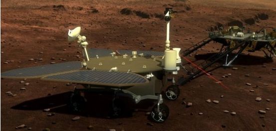 A computer-generated model of China's proposed Mar rover. Credit: SASTIND / Xinhua