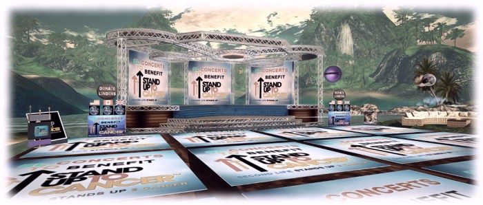 The concert stage at BS's - Still's own venue in Second Life