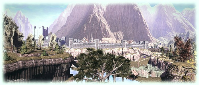 Revenland: the castle and town