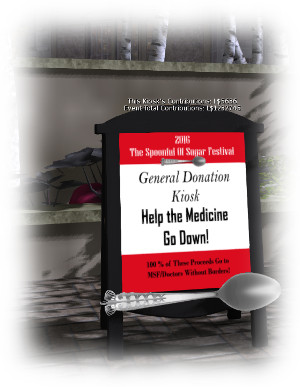 Donation kiosks are also available within the regions, for those wishing to donate directly to SOS