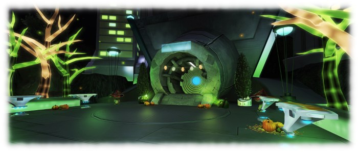 A hint of things to come? One of the unnamed areas in the revamped Portal Parks