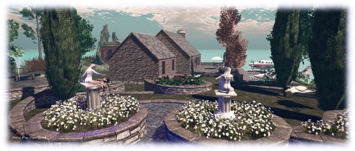 The Domineaux Effect Leafy Hollow Cottage, as seen for our revised garden