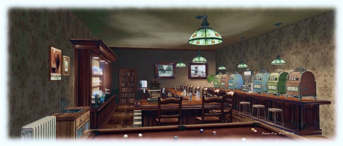 1920s New York Project: The speakeasy under the barber's