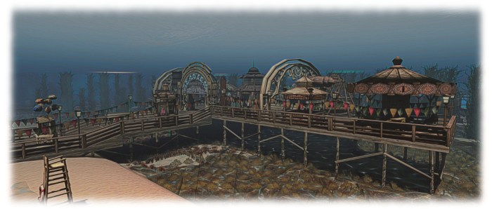 Why not enjoy the beach and fun fair whilst under the sea?