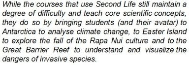 Alex Burnham discussing FSU's use of Second Life for education