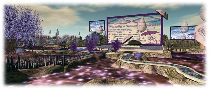 The Paint it Purple Stage